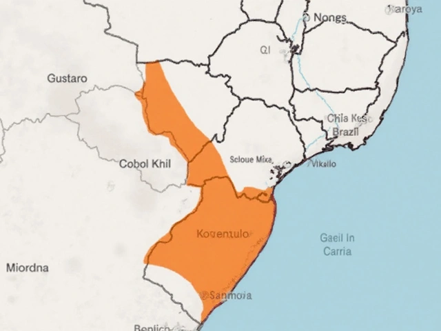 Alerta Laranja de Temperatura e Tempestades Ameaça o Centro‑Sul do Brasil