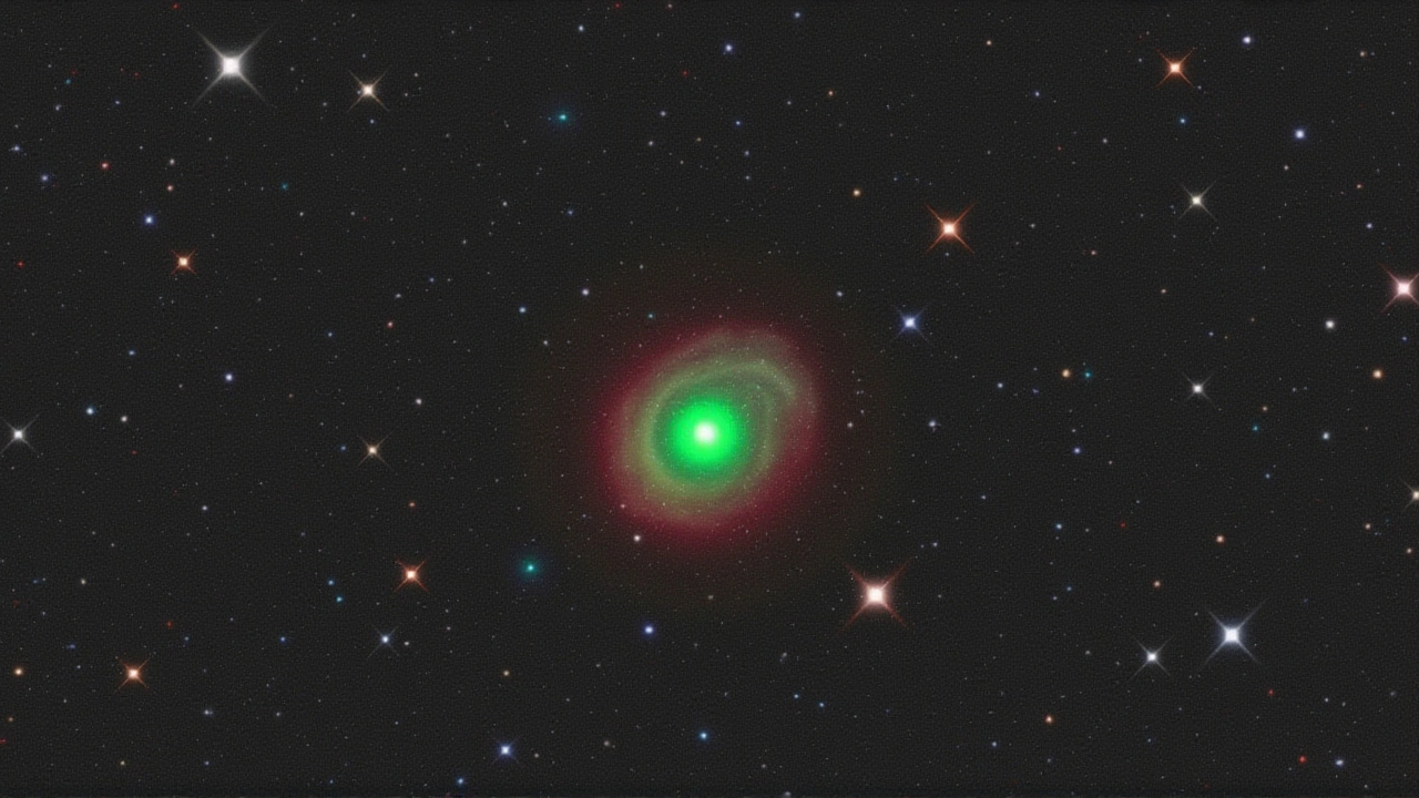 Cometa 3I/ATLAS troca vermelho por verde, surpreendendo cientistas